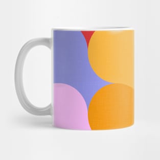 Groovy Geometric Decor - Retro Lava Bubbles No.002 / Cheerful Shades Mug